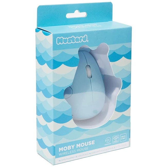 MUSTARD WIRELESS MOBY THE WHALE MOUSE
