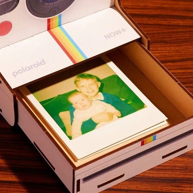 MUSTARD POLAROID DIY PEN POT