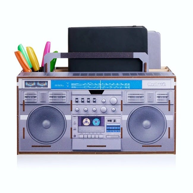 MUSTARD BOOM BOX ORGANISER