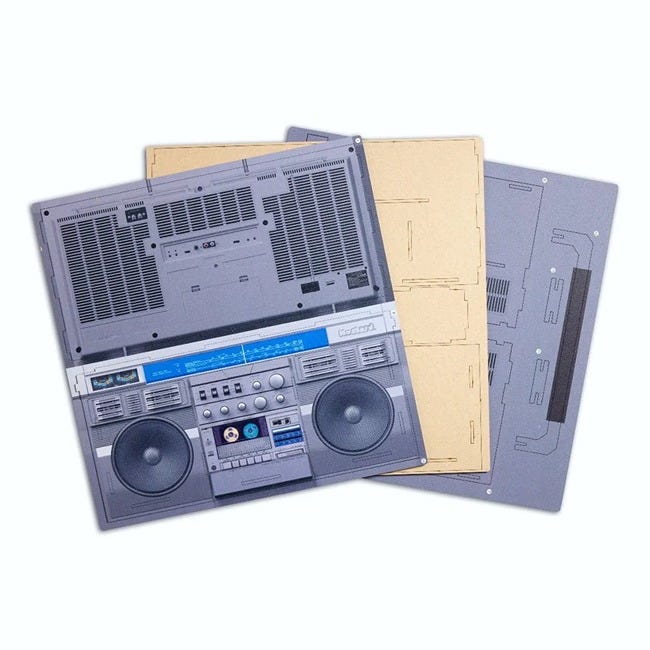 MUSTARD BOOM BOX ORGANISER