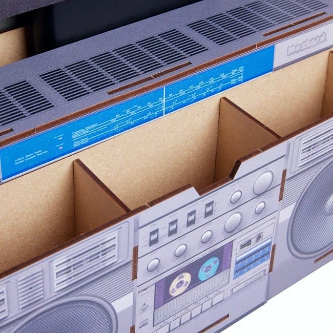 MUSTARD BOOM BOX ORGANISER