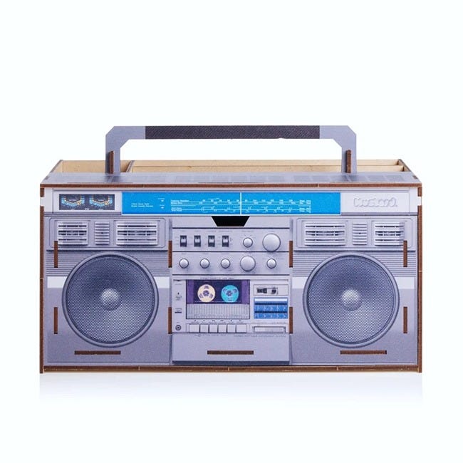 MUSTARD BOOM BOX ORGANISER