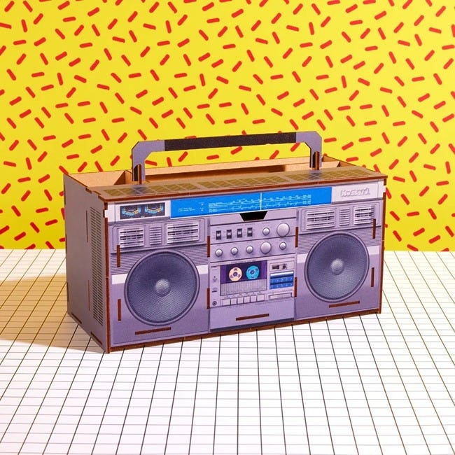 MUSTARD BOOM BOX ORGANISER