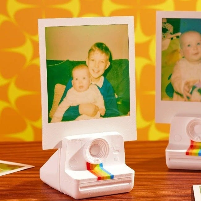 MUSTARD POLAROID PHOTO HOLDERS SET