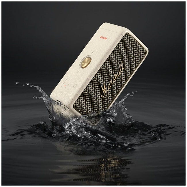 MARSHALL EMBERTON II PORTABLE SPEAKER CREAM 1006787