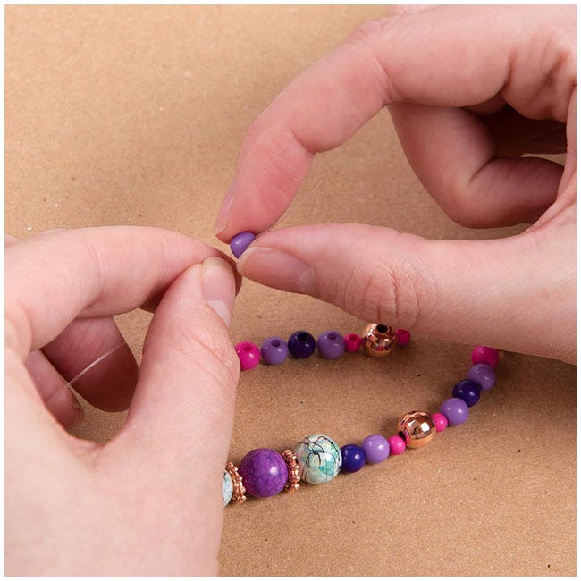 MAKE IT REAL BEDAZZLED CHARM BRACELETS KIT BLOOMING