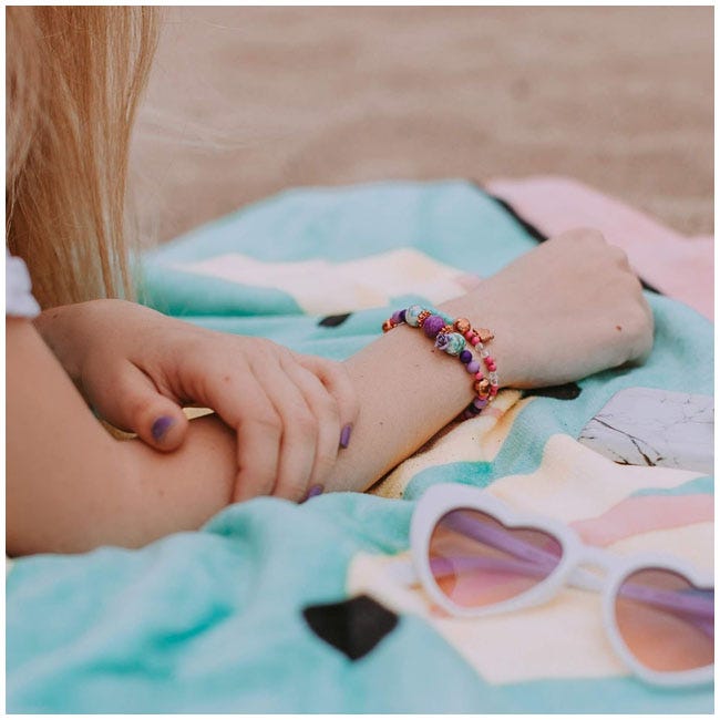 MAKE IT REAL BEDAZZLED CHARM BRACELETS KIT BLOOMING