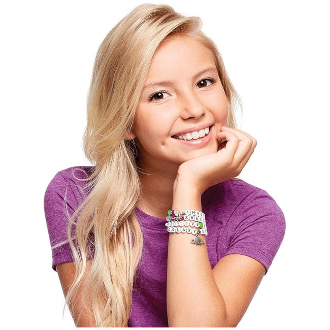 MAKE IT REAL BLOCK AND ROCK CHARM BRACELETS