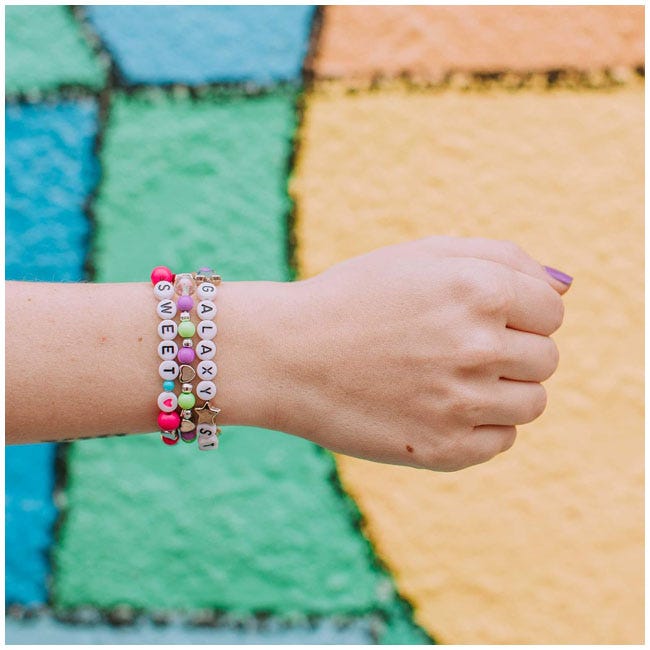 MAKE IT REAL BLOCK AND ROCK CHARM BRACELETS