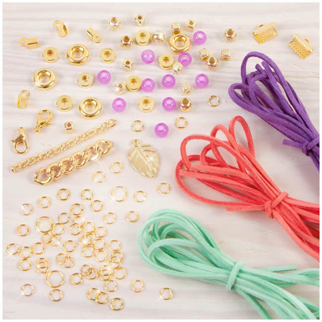 MAKE IT REAL GOLD LINK SUEDE BRACELETS KIT