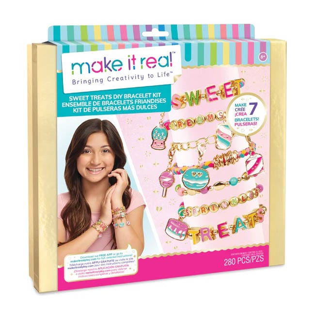 MAKE IT REAL SWEET TREATS DIY BRACELET MAKING KIT