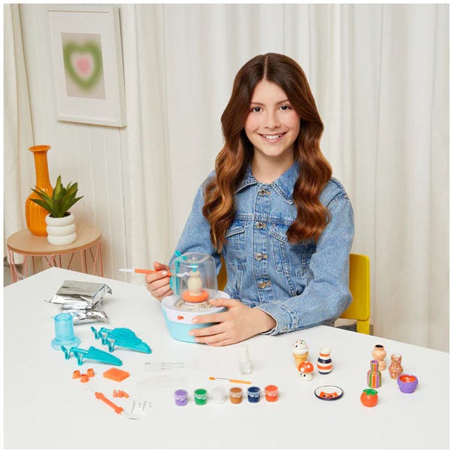 MAKE IT REAL MINI POTTERY STUDIO DELUXE SET