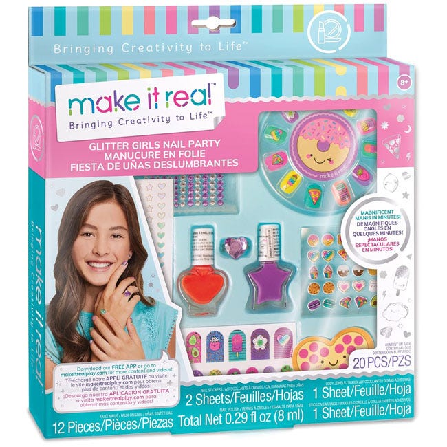 MAKE IT REAL GLITTER GIRLS NAIL PARTY