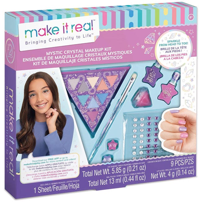 MAKE IT REAL BEAUTY MYSTIC CRYSTAL MAKE UP SET