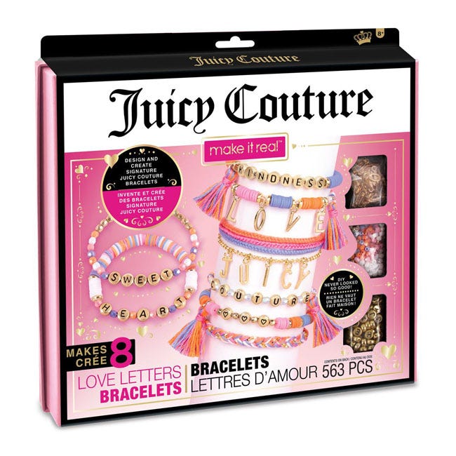 JUICY COUTURE LOVE LETTERS BRACELETS MAKING KIT