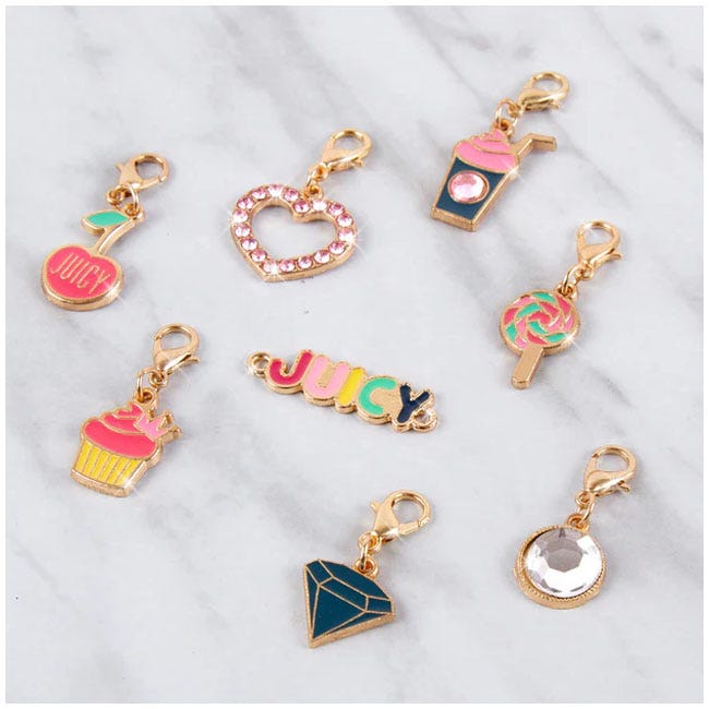 JUICY COUTURE MINI PINK AND PRECIOUS BRACELETS