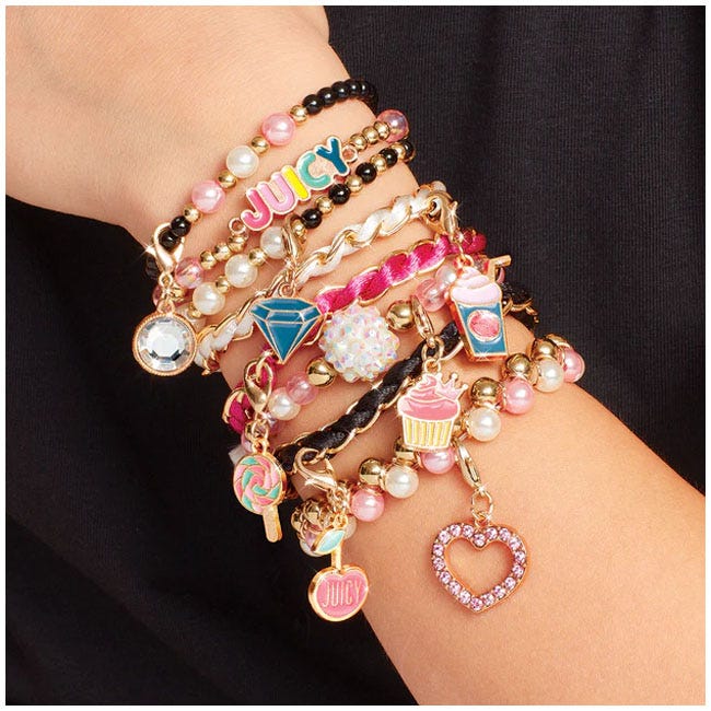 JUICY COUTURE MINI PINK AND PRECIOUS BRACELETS