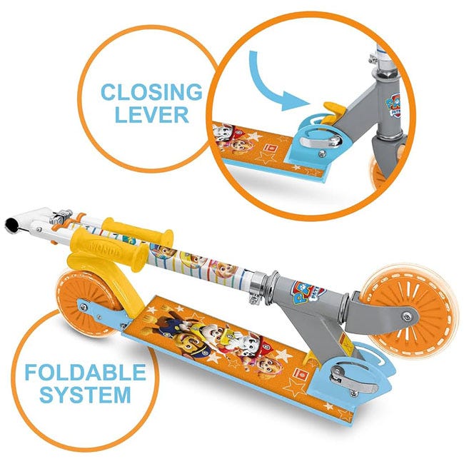 MONDO PAW PATROL 2-WHEELS ALUMINIUM SCOOTER