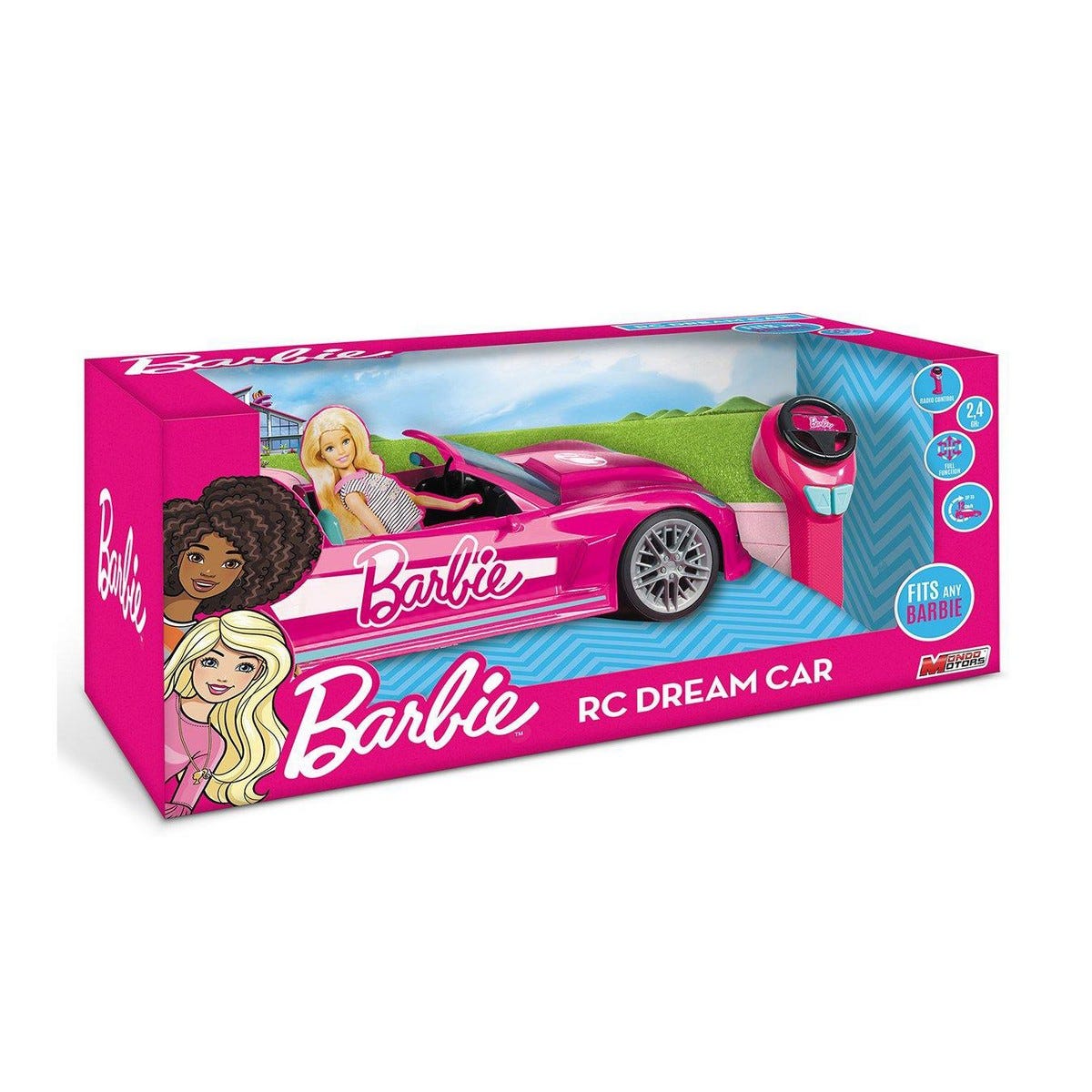 MONDO BARBIE DREAM CAR 2.4GHZ BATTERY OPERATED RC CAR