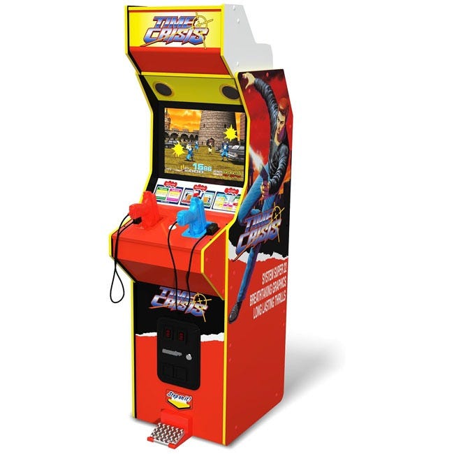ARCADE1UP TIME CRISIS DELUXE ARCADE MACHINE