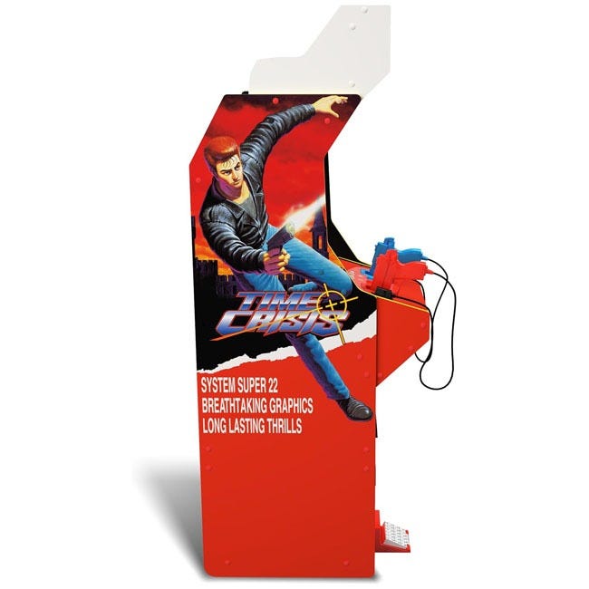 ARCADE1UP TIME CRISIS DELUXE ARCADE MACHINE