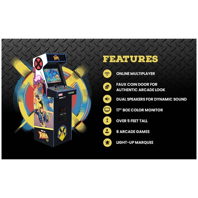 ARCADE1UP MARVEL VS CAPCOM 2 X-MEN 97 EDITION DELUXE ARCADE
