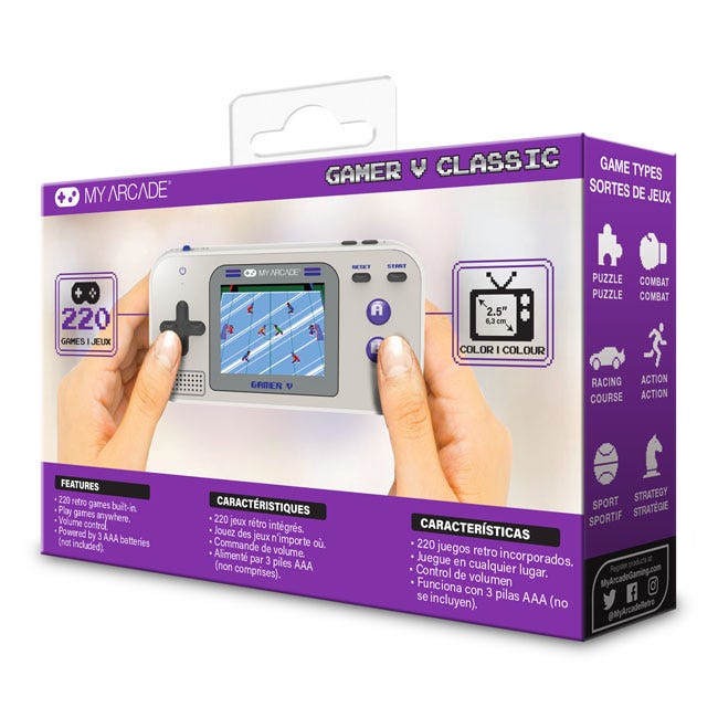 MY ARCADE GAMER V CLASSIC-PURPLE