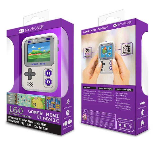 MY ARCADE GAMER MINI CLASSIC-PURPLE
