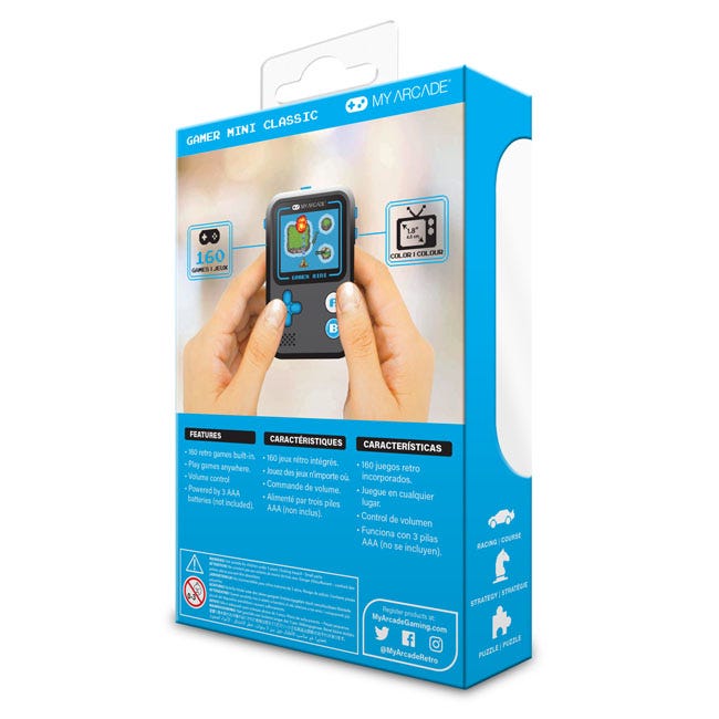 MY ARCADE GAMER MINI CLASSIC-BLUE