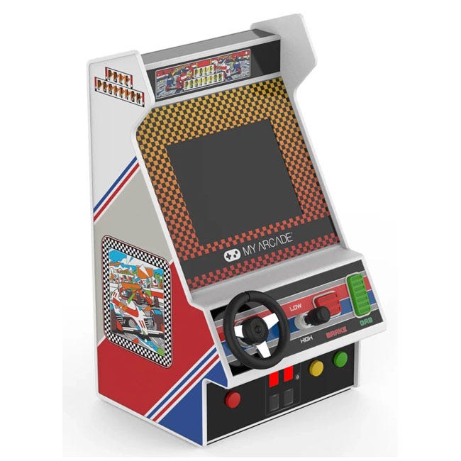 MY ARCADE RACING PLAYER POLE POSITION PORTABLE RETRO