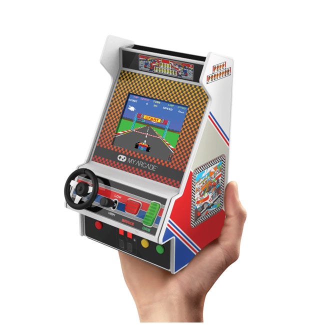 MY ARCADE RACING PLAYER POLE POSITION PORTABLE RETRO