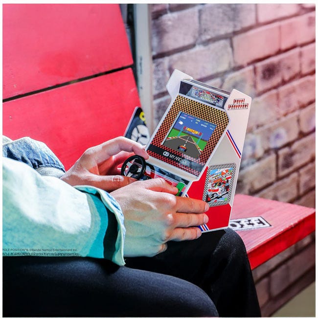 MY ARCADE RACING PLAYER POLE POSITION PORTABLE RETRO