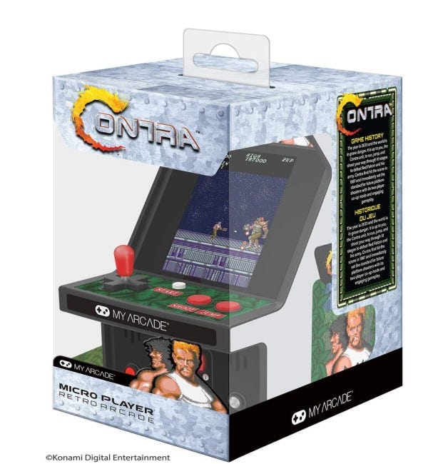 MY ARCADE 6.75IN COLLECTIBLE RETRO CONTRA PLAYER