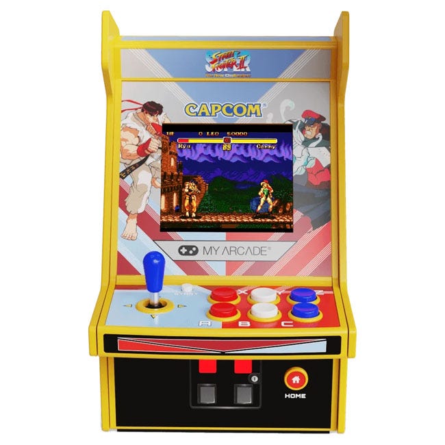 MY ARCADE SUPER STREET FIGHTER II MICRO PLAYER 2 GAMES IN 1
