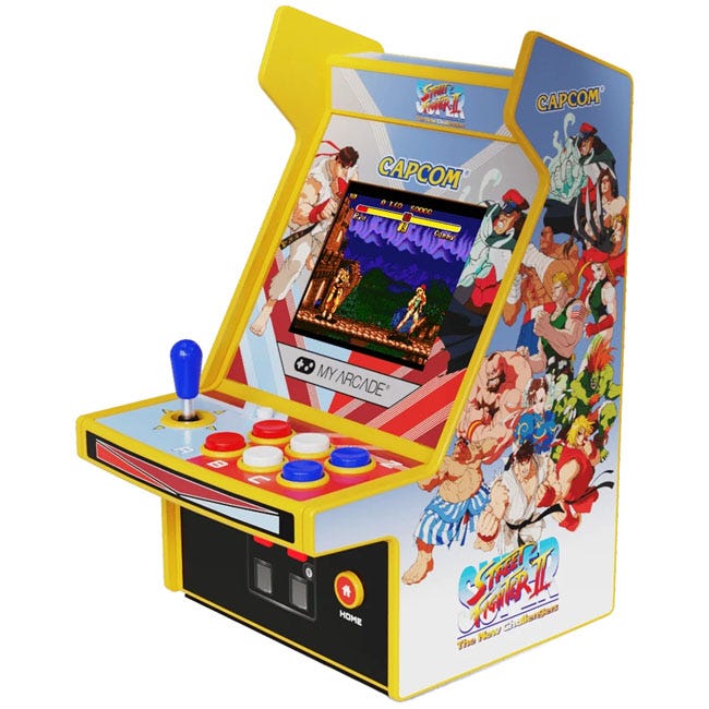 MY ARCADE SUPER STREET FIGHTER II MICRO PLAYER 2 GAMES IN 1