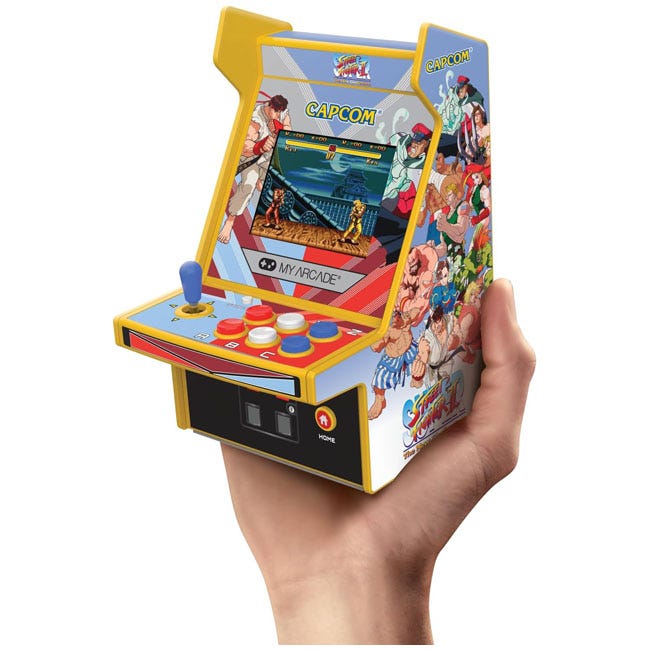 MY ARCADE SUPER STREET FIGHTER II MICRO PLAYER 2 GAMES IN 1