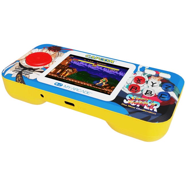 MY ARCADE SUPER STREET FIGHTER II POCKET PLAYER 2 GAMES IN 1