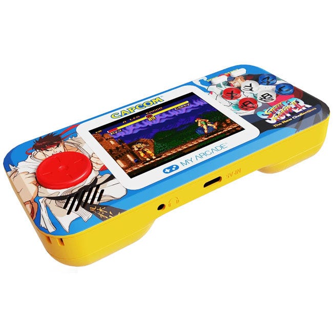 MY ARCADE SUPER STREET FIGHTER II POCKET PLAYER 2 GAMES IN 1