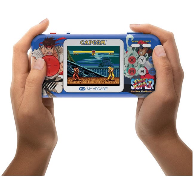 MY ARCADE SUPER STREET FIGHTER II POCKET PLAYER 2 GAMES IN 1