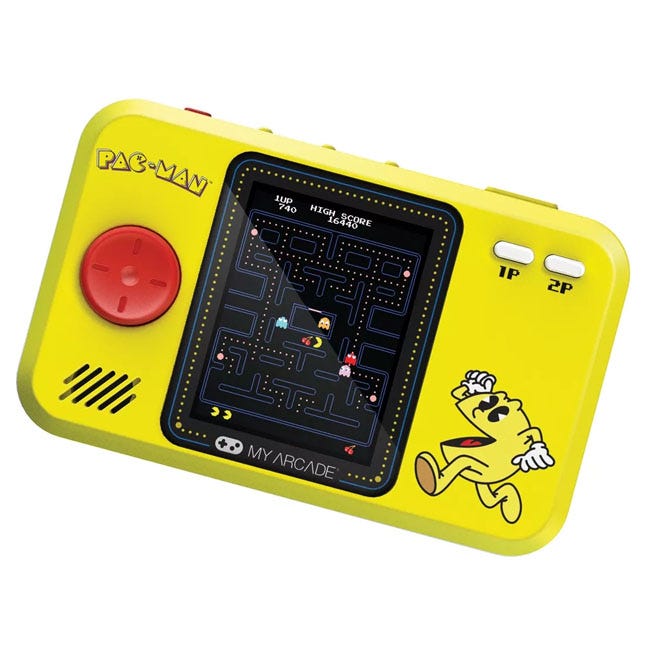 MY ARCADE PACMAN POCKET PLAYER PRO 2.75IN ERGONOMIC DESIGN
