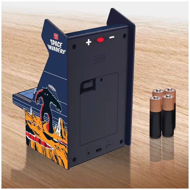 MY ARCADE MICRO PLAYER 6.7IN SPACE INVADERS RETRO ARCADE BLU