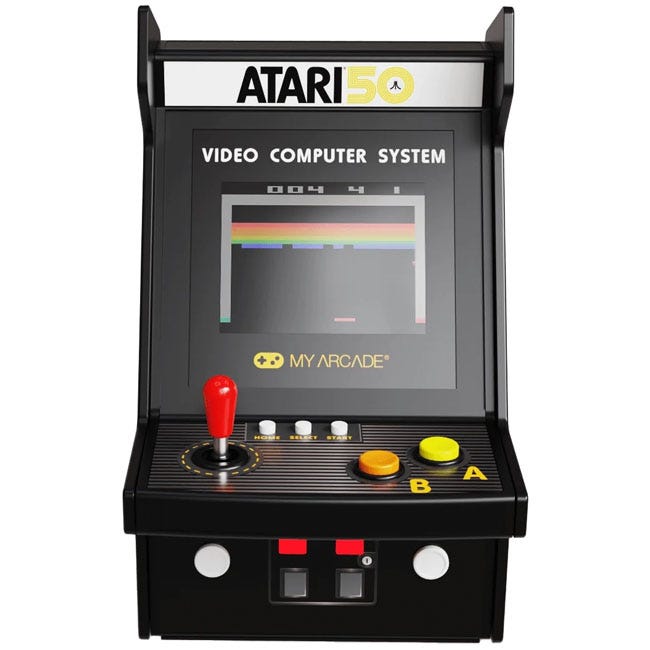 MY ARCADE ATARI MICRO PLAYER PRO PORTABLE RETRO 100 GAMES