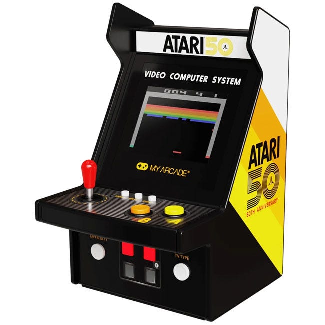 MY ARCADE ATARI MICRO PLAYER PRO PORTABLE RETRO 100 GAMES