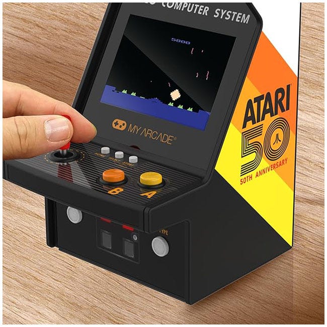 MY ARCADE ATARI MICRO PLAYER PRO PORTABLE RETRO 100 GAMES