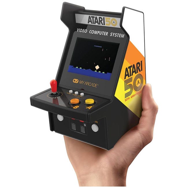 MY ARCADE ATARI MICRO PLAYER PRO PORTABLE RETRO 100 GAMES