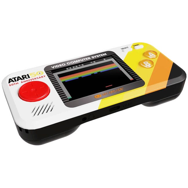 MY ARCADE ATARI POCKET PLAYER PRO HANDHELD 100 GAMES