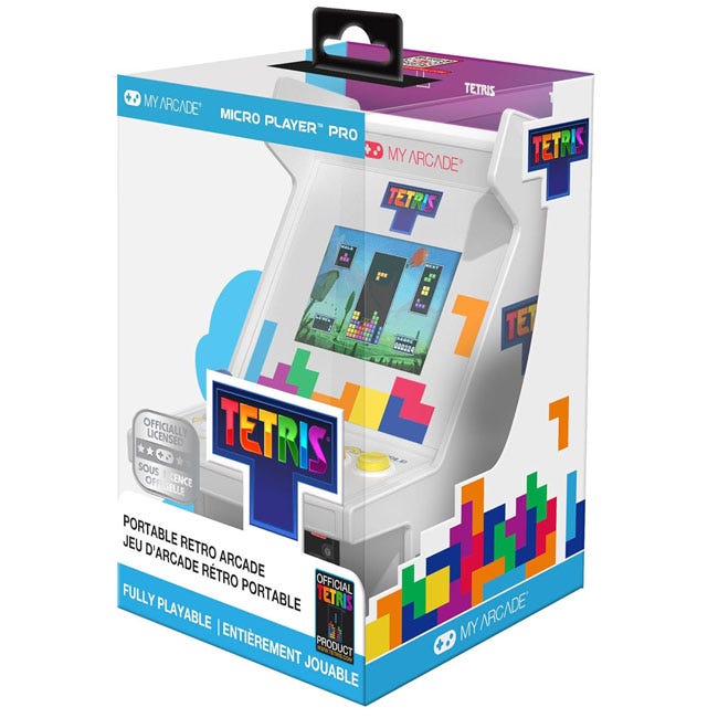 MY ARCADE TETRIS MICRO PLAYER PRO PORTABLE RETRO ARCADE