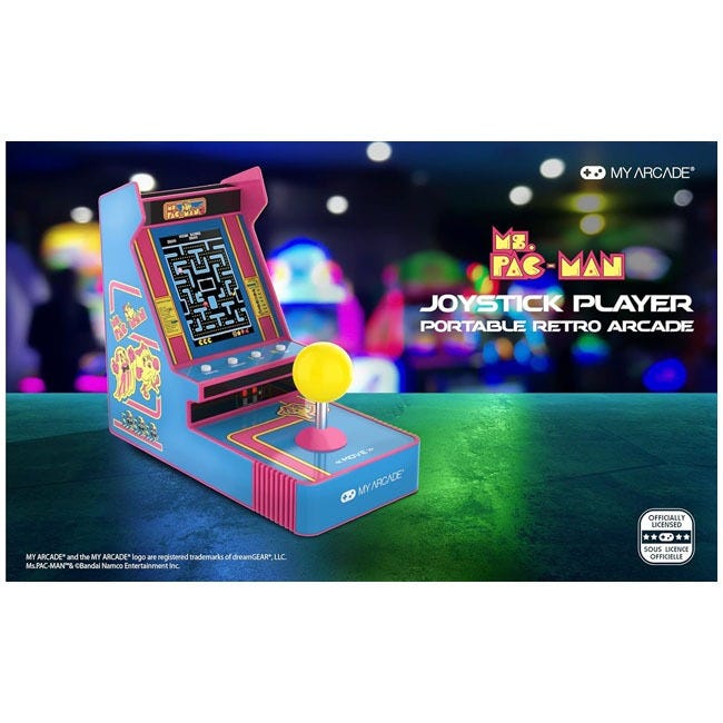 MY ARCADE MS PACMAN PORTABLE RETRO ARCADE