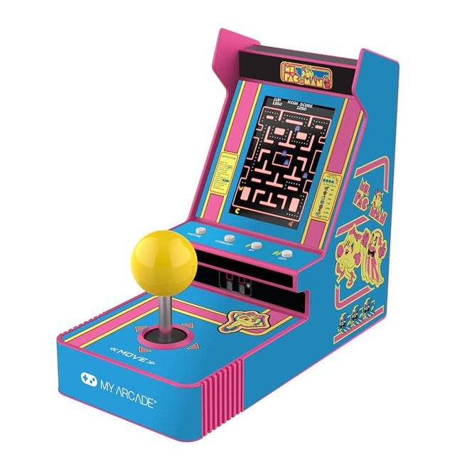 MY ARCADE MS PACMAN PORTABLE RETRO ARCADE