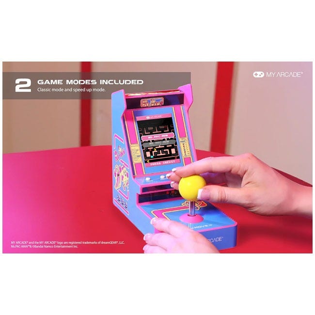 MY ARCADE MS PACMAN PORTABLE RETRO ARCADE